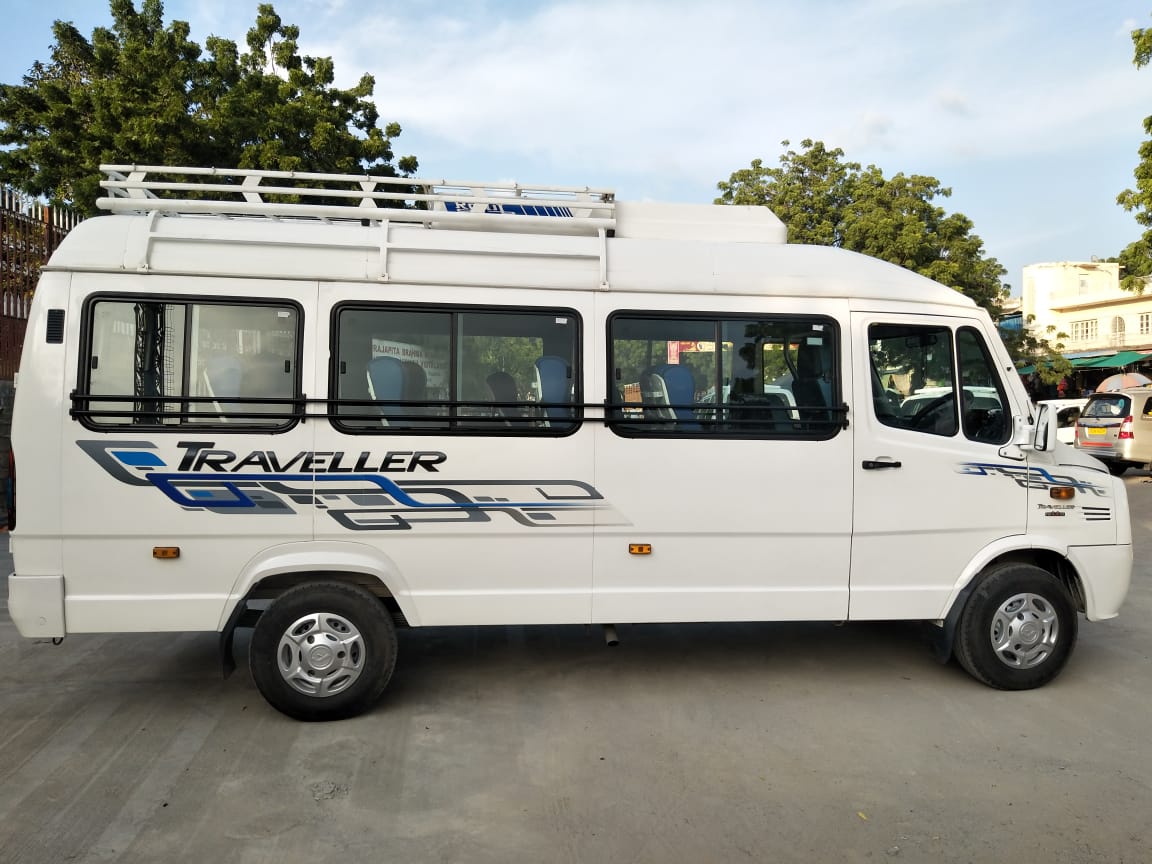12 seater bus for travellers for showing taxi fares