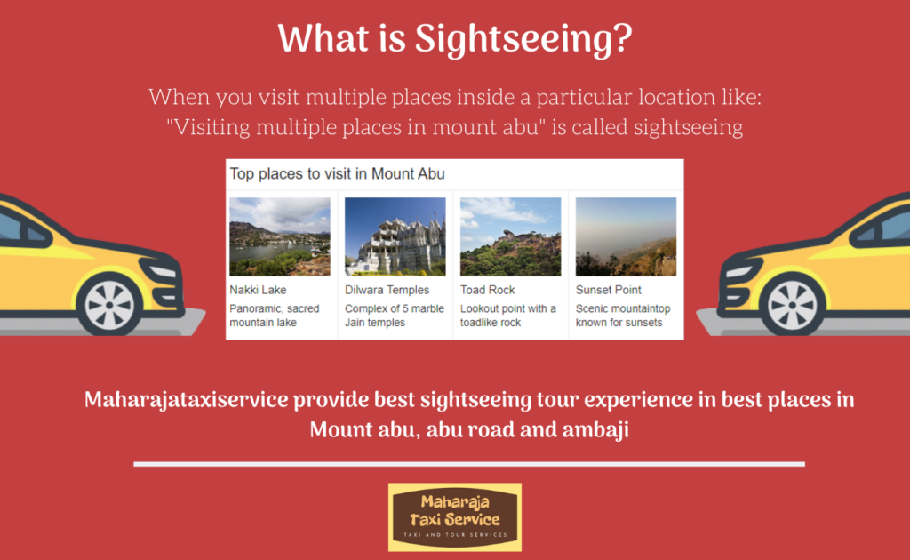 image defining what is sightseeing
